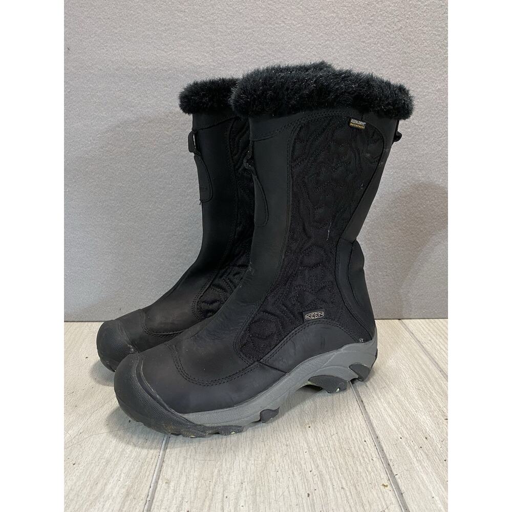 Keen Betty II Winter Boots Women's Sz 8 Waterproof Warm Insulated Zipper Black